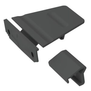 Kit d'entraîneur pour tiroirs à l'Anglaise Atira, à visser, finition anthracite - HETTICH - 609253