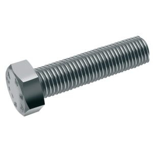 Vis métaux tête hexagonale filetage total inox A2 DIN 933, diamètre 16 mm, longueur 60 mm, boîte de 25 vis - ACTON - 344500
