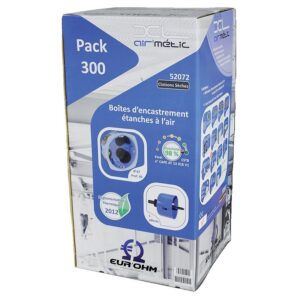 Pack de 300 boîtes encastré cloison sèche Ø67 + scie cloche - EUR'OHM - 512023