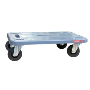 Plateau roulant polypropylène, roues caoutchouc, charge utile 210 kg - FIMM - 529061