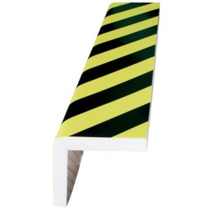 Protection d'angles droits à plier en mousse, coloris jaune/noir, longueur 40 cm, largeur 15 cm. - VISO - 657378