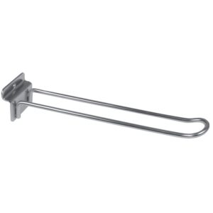 Crochet double à blisters pour panneau rainuré, zingué, longueur 200 mm - compatible profil trapèze - BOHNACKER - 498464