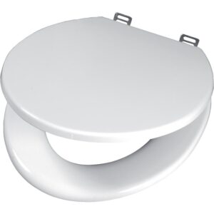 Abattant WC en bois réticulé Europe - coloris blanc - OLFA - 742099