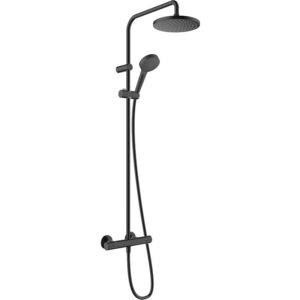 Colonne de douche Showerpipe Vernis Blend 200 Ecosmart noir mat - HANSGROHE - 643302