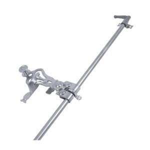 Tringle rainurée pleine Ø 14 mm en acier zingué longueur 2500 mm pour espagnolette Provence - TORBEL - 596779