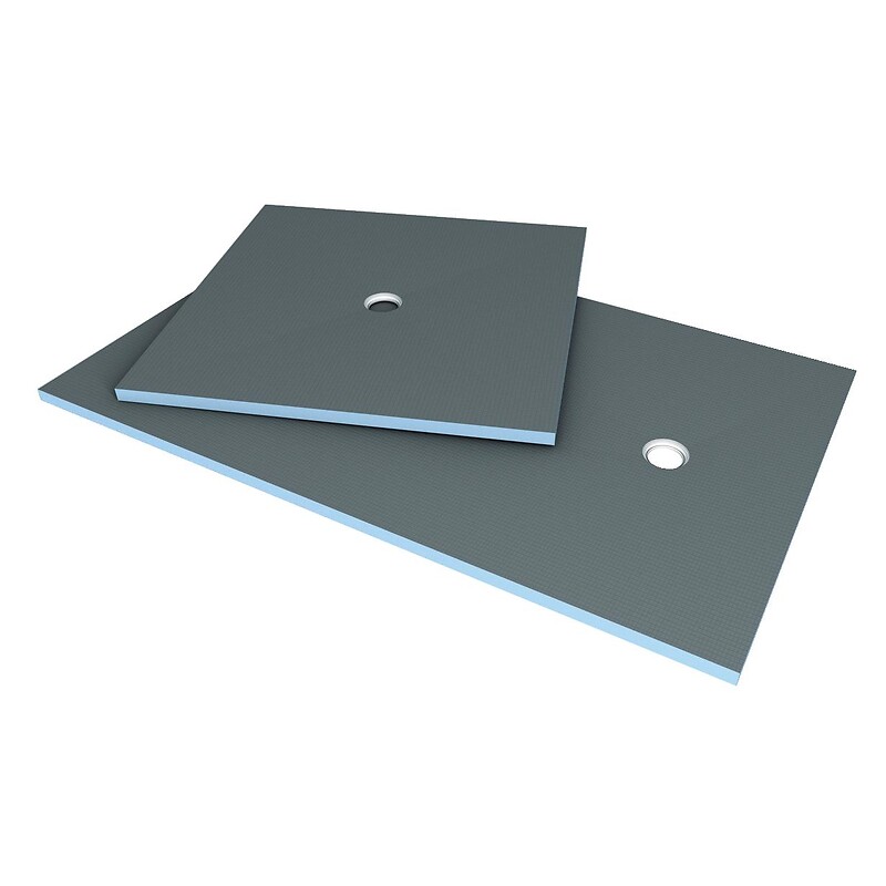 Receveur en polystyrène extrudé à carreler Primo 900 x 900 mm à sortie centrée - Wedi - 578579