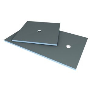 Receveur en polystyrène extrudé à carreler Primo 2000 x 1000 mm à sortie excentrée - Wedi - 111939