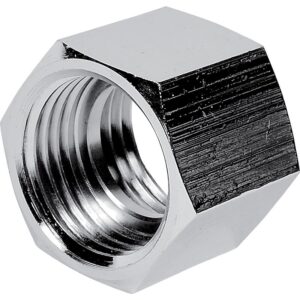 Manchon laiton chromé F/F 12x17 (3/8") - - 712212