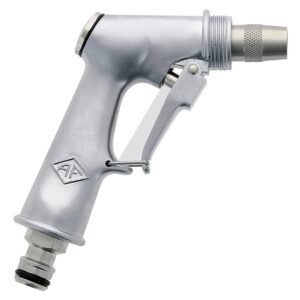Pistolet d'arrosage en zamak coloris gris acier - FAUQUET - 518841