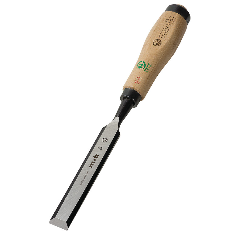 Ciseau de sculpteur manche bois - taille 35 mm - MOB - 249790 – Image 2