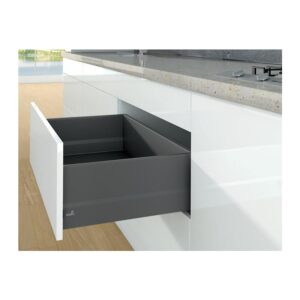 Kit tiroir 94 avec TopSide - hauteur 218 mm - anthracite longueur 550 mm - ArciTech code jaune - HETTICH - 485689