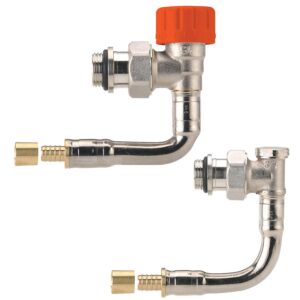 Kit de robinetterie thermostatique hydrocablé 1/2 Ø12 M30 à Kv réglable - équerre long à glissement 565PG - COMAP - 121263