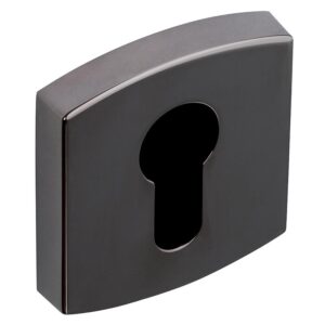 Rosaces pour béquilles Muze et Artis chromé diamant noir clé I - VACHETTE ASSA ABLOY - 195847