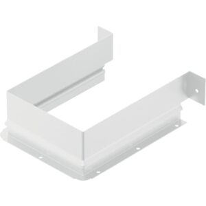 Bordure rectangulaire pour découpe du siphon - blanc - hauteur 53 mm - en acier - HETTICH - 624738