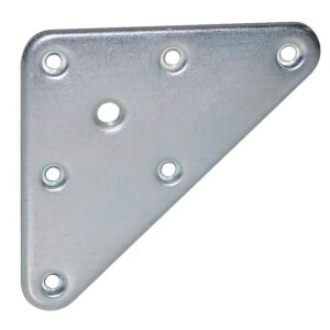 Plaque triangulaire pour fixation de pieds - LUDMANN - 666575