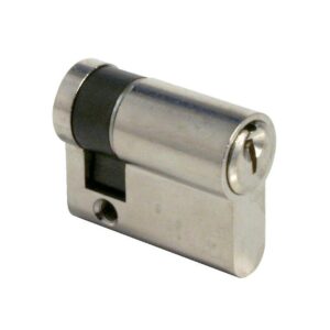 Cylindre simple type TE5 sur numéro suivi 68454 A/B laiton nickelé 3 clés 40 x 10 mm - TESA ASSA ABLOY - 492724