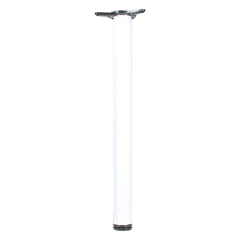 Kit 4 Pieds de table Ø60 850mm montage rapide Aspect inox - LEGALLAIS - 499773