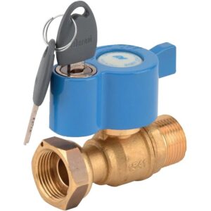 Vanne à sphère cadenassable pour compteur Sferalocking - écrou 3/4" et M 3/4" - SFERACO - 550649