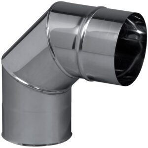 Coude ouvert à 3 parties lisses 90° Ø 180 - TEN - 778075