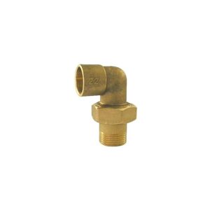 Coude laiton union mâle 15x21 (1/2") CU14 - - 712283