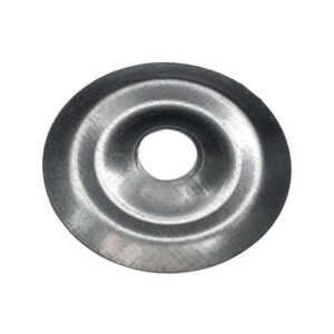 Rosaces plates RAMUSSEN acier zingué diamètre extérieur 25mm boîte de 100 pièces - LEGALLAIS - 278560
