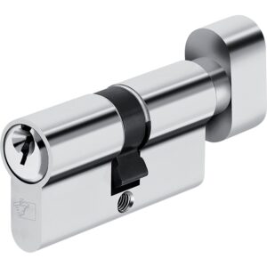 Cylindre varié type Sentinelle sur PG de stock laiton nickelé 3 clés 30 x B 40 - LEGALLAIS - 502643