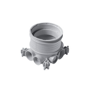 Boîte d'encastrement simple multimatériaux pour sols - haut. 50 à 80 mm - Legrand - 504204