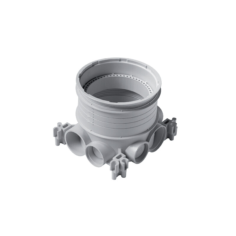 Boîte d'encastrement simple multimatériaux pour sols - haut. 50 à 80 mm - Legrand - 504204