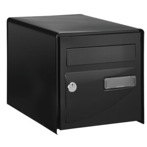 Boîte aux lettres Probat - double face - gris anthracite RAL 7016 - L 302 x H 300 x P 410 mm - DECAYEUX - 124028
