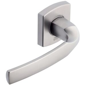 Béquille double sur rosace ligne Artis chromé velours - VACHETTE ASSA ABLOY - 195805