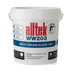 Enduit Airless allégé 3 en 1 prêt à l'emploi Alltek WW203 seau de 15 litres -  - 618123