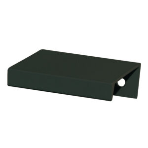 Poignée tirette en aluminium P0333 - entraxe 32 mm - longueur 50 mm - finition noir mat - CADAP - 628622