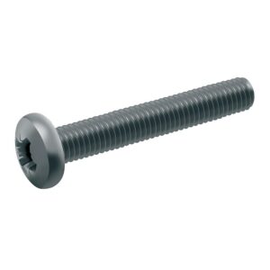 Vis métaux tête cylindrique pozidriv inox A2 - DIN 7985, diamètre 4 mm, longueur 16 mm, boîte de 200 vis - ACTON - 344619