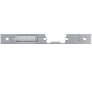 Gâche centrale inox fermée plate en 220 x 24 x 3 mm pour serrures Blindo et Multiblindo droite - ISEO CITY - 455533