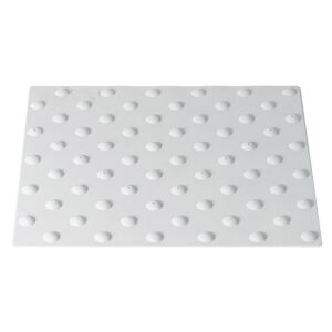 Dalles podotactiles d'éveil à la vigilance auto-adhésives intérieures Clarion - 445 x 400 mm - finition blanc - LEGALLAIS - 635412