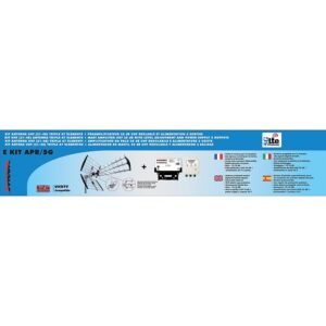 Kit antenne avec préamplificateur LTE-5G + alimentation 2 sorties 24 V - EVICOM - 280303