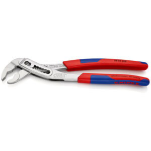 Pince multiprise Alligator® 25 0mm - Gainage bi-matière - Finition chromée - Capacité 46mm - 9 positions de réglage - KNIPEX - 186741
