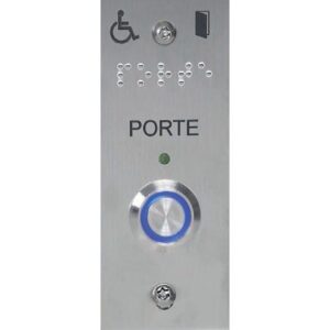 Bouton poussoir sur plaque inox conforme PMR - EFF EFF - 483911