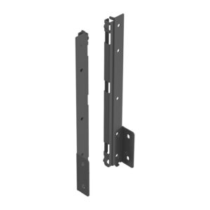 Raccord pour paroi arrière AvanTech YOU - Conditionnement Industrie - hauteur dos 251 mm - finition Anthracite - HETTICH - 139701