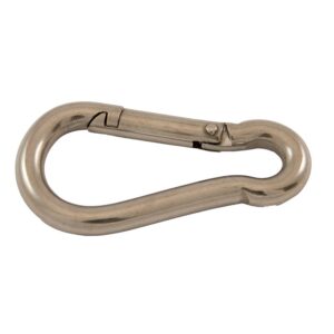 Mousqueton acier inoxydable, diamètre 8 mm, longeur 80 mm - PRAMAC - 522684
