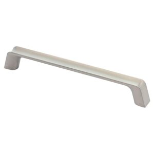 Poignée Scoop finition nickelé satiné entraxe 160 mm, longueur 180 mm - - 569346