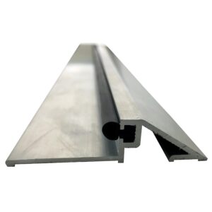 Seuil seul finition aluminium - brut pour bâtiments publics - longueur 4 m - Atrius - 117266