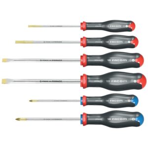 Jeu de 6 tournevis protwist Fente Pozidriv - ATD.J6 - FACOM - 655950