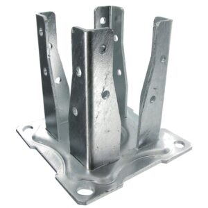 Pied de poteau ouvert à visser 150 x 150 x 4 - SIMPSON - 637525