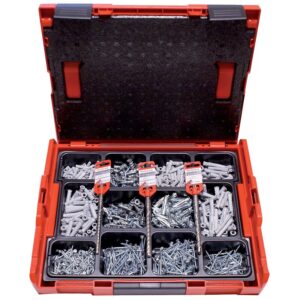 Chevilles nylon fixation tous matériaux, mallette L-Boxx - FISCHER - 104497