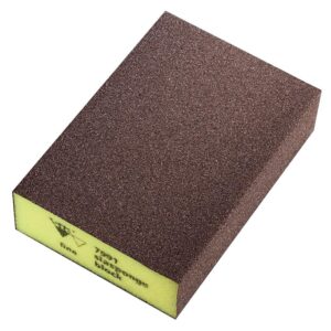 Éponge abrasive 4 flex block 4 faces souple ultrafine bleu - SIA - 112653