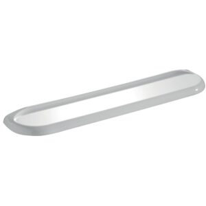 Tablette de lavabo à fixer Durofort anti-bactérien 600 mm en resine teintée blanche - PELLET - 109965