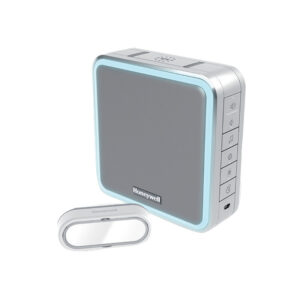Kit carillon sans fil 150 mètres argent 6 mélodies - HONEYWELL HOME - 497785