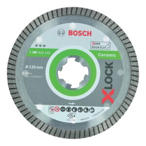 Disque à tronçonner diamant grès céram et carrelage Xlock diamètre 125 mm - BOSCH - 693624