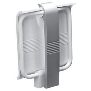 Siège de douche relevable ARSIS blanc pied époxy gris - PELLET - 490946